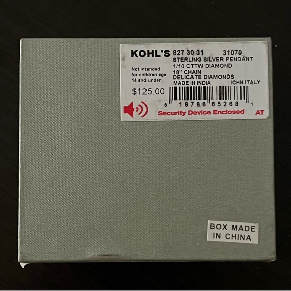 Delicate Diamonds 1/10ct. Genuine Diamond Womans 18” Silver Cross Neckla… - Picture 4 of 4